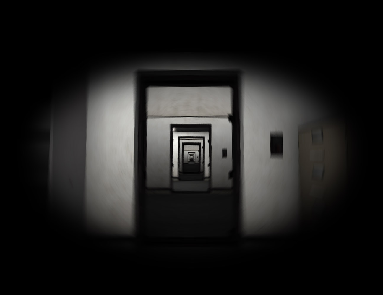 You're stuck in the hallway that has three exits. One house is SCP