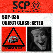 Scp-035, along with the examples of hosts he can possess. From mannequin,  corpse, to humans. : r/SCP