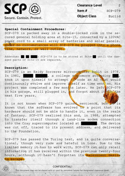 Physical Documents - SCP Foundation