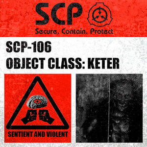 Scp 106 Scp Containment Breach Wiki Fandom - scp 096 face viewed roblox id roblox music codes in 2020 roblox scp face