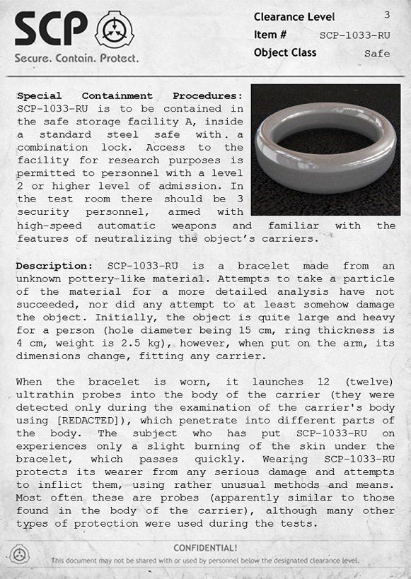 3.0] SCP Foundation Armband