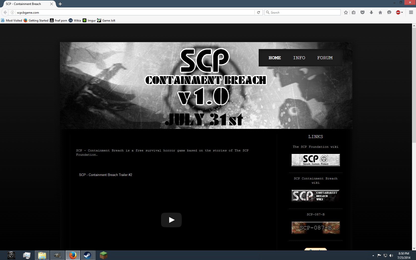 scp containment breach error user lib not found