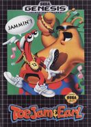 ToeJam & Earl (Sega Genesis) - Box art.