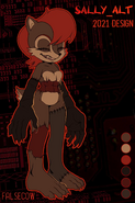 A reference sheet of Sally_ALT.