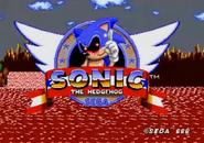 An alt of the Sonic.EXE title screen, which shows X looking to his right, instead of straight at you.
