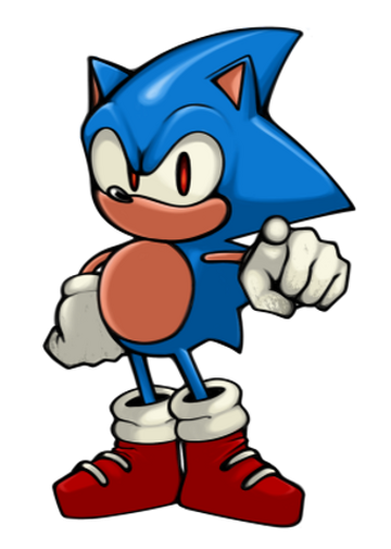 Sonic exe is overall a shitty character from a equally shitty
