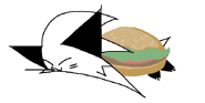 BORGORWY.png (14 KB) Snowy but in a Burger/Hamburger/Borgor costume!!!! :3 (SHE'S BACK)