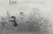 Grim with the rest of the EXEcuting Files cast