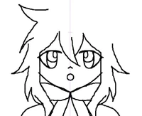 Earliest WIP of her render.