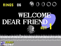 WELCOME DEAR FRIEND, ACT 1