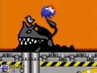 Sonic encounters a beast