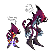 Chameleon/SP, the official D-Sides stand-in for EXE, separate from him, much like how God Z and Lord X are separate characters.