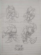 Concepts for Toon Sonic redesign