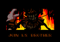 "JOIN US BROTHER"