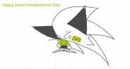Brasilsnowy.png (50 KB) Snowy but Brazilian! (Made on whiteboard fox) (made for the independence day of brasil)!