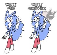 A somewhat less old picture of Wacky, along with when possessed.