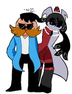 Headpats.png (282 KB) Regis Tenebris giving headpats to Mortem