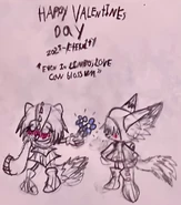 A non-canon sketch made for Valentines Day 2024.