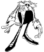 Bandado's shell form in the style of Sonic Legacy. He takes the form of modern Eggman to maintain parity with Paul's design in the mod.