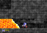 GoBack4.png (95 KB) Lava chasing Sonic in a mini section of the level.