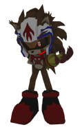 A form used by Diarkis to mimic the Mint Remix Universes Sonic.