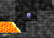 GoBack5.png (86 KB) Sonic successfully escapes the chasing lava.