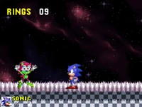 Sonic meet's a glitched clone