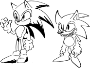 Modern EXE and Classic "Sonic".