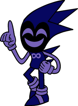 This is Majin Sonic. He has come to tell you to smile and be happy. He  reminds you that fun is infinite. Majin Sonic will return with another tip  next Thursday 