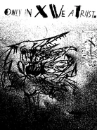 "ONLY IN X WE A TRUST."