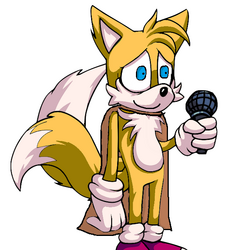 A cute version of tails.exe! (Artist is Sonic . E X E (Exetior) on  amminoapps) : r/milesprower