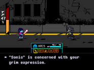 "Sonic" in deltarune.