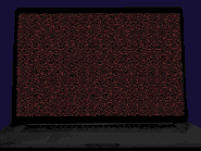 The game over screen.