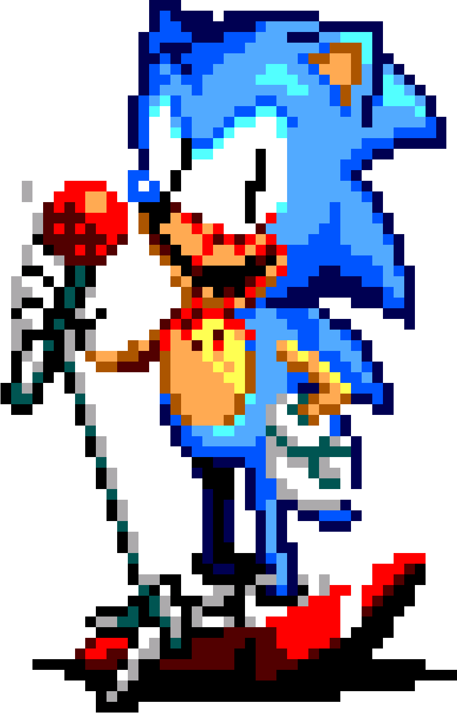 sonic.exe Canvas Print by bluebbeerryyy