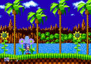 SLD GreenHill.png (31 KB) The starting point of the level. Everything seems normal.