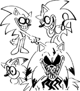"Sonic" in Spooky Month, FT. EXE.