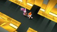 Tails shows Amy around the place