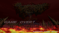 Sally.exe’s game over screen.