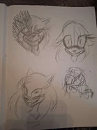 Pandora expressions doodles made by Neo Metal on Discord !