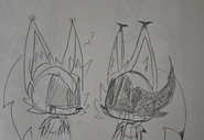 Worlds edgiest staring contest. (Created by S0N1CZW1SH3Z)