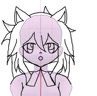 A WIP of the render that had hedgehog ears as Soufiane wasn't informed the human form didn't have hedgehog ears.