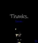 Thanks. Satan...jpg (15 KB) "Thanks. Satan.." Poster with Unknown.