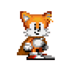 Tails exe because why not 3 5 hours pixel art