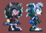 Retrofrosts.png (49 KB) Sprite accurate versions of both Amelia and Permafrost (Act 1)