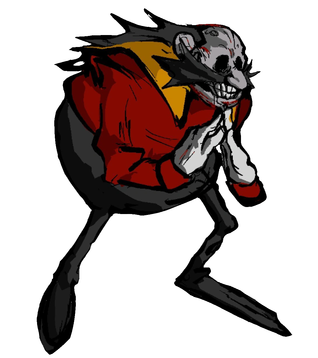 Pixilart - Starved Eggman by The-Bendy-One