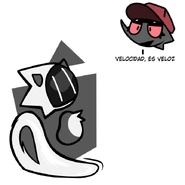 Laqueandabailandosola.jpg (36 KB) fanart by @/AlexDrawing8415