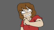 Jane reacts to seeing Jesse