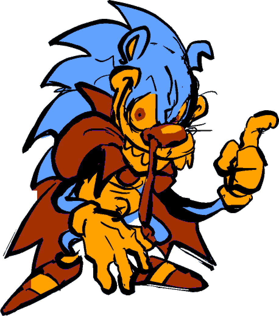 Lord X Sonic Exe Fnf Sticker