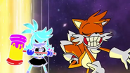 Amy and Tails arriving at their location
