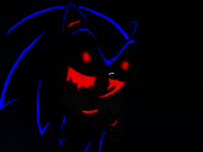 Edited screenshot of a Sonic X frame to make Sonic look like X.